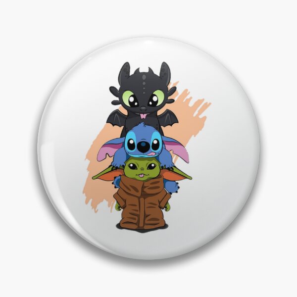 Item preview, Chibi Toothless Stitch And Cute Baby Ess designed and sold by Randlack6.