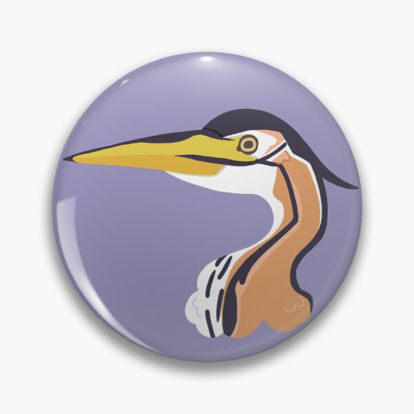 Item preview, CBS Sticker - Purple Heron  designed and sold by ClumsyPillbug.