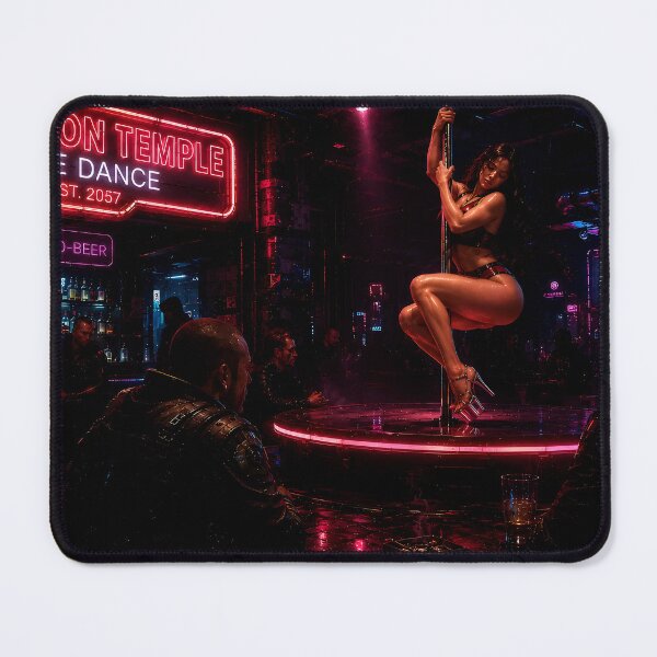 Item preview, Cyberpunk Pole Dance - Futuristic Neon Nightclub designed and sold by Kek-Ina.