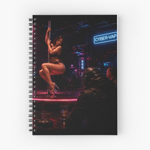 Item preview, Cyberpunk Pole Dance - Futuristic Neon Nightclub designed and sold by Kek-Ina.