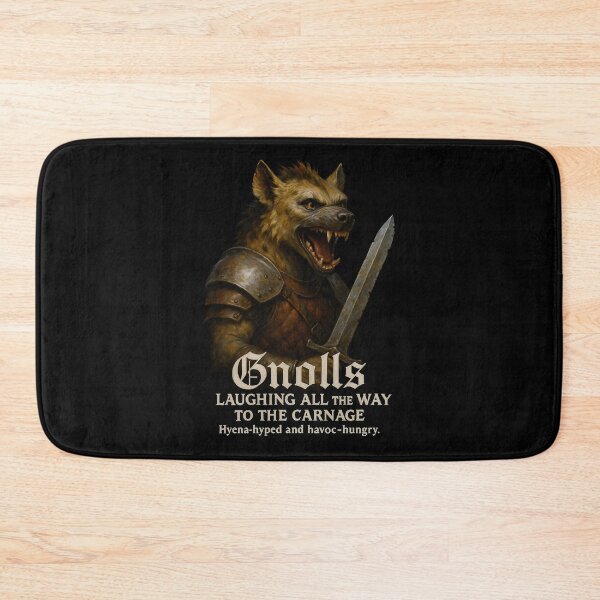 Item preview, Gnolls – Laughing all the way to carnage designed and sold by abby-thorns.