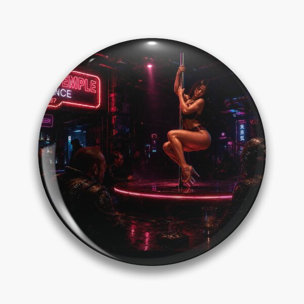 Item preview, Cyberpunk Pole Dance - Futuristic Neon Nightclub designed and sold by Kek-Ina.