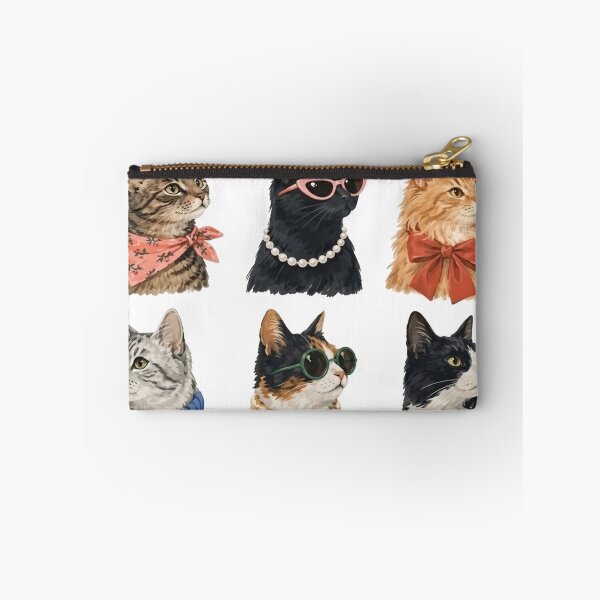 Item preview, Stylish Cats Vintage Fashion Cute Cat Lover designed and sold by KelsterRandom.