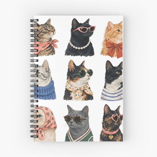 Item preview, Stylish Cats Vintage Fashion Cute Cat Lover designed and sold by KelsterRandom.