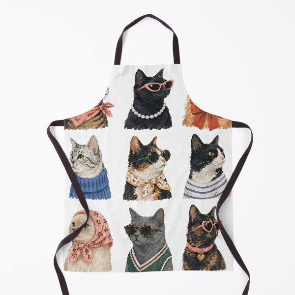 Item preview, Stylish Cats Vintage Fashion Cute Cat Lover designed and sold by KelsterRandom.