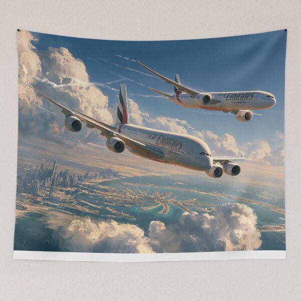 Item preview, Emirates Giants Of The Sky designed and sold by Skyframe Aviation.