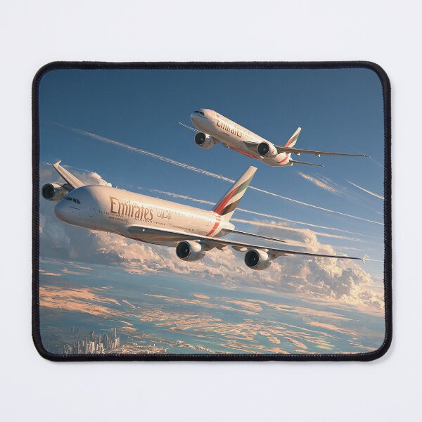 Item preview, Emirates Above The Arabian Gulf designed and sold by Skyframe Aviation.