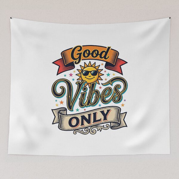 Item preview, Good Vibes Only T-Shirt designed and sold by rkgrafix.