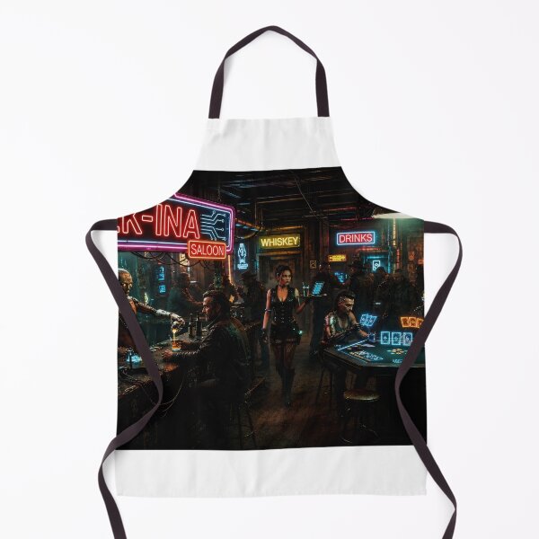 Item preview, Neon Cyberpunk Bar - Futuristic Nighttime Urban Atmosphere designed and sold by Kek-Ina.