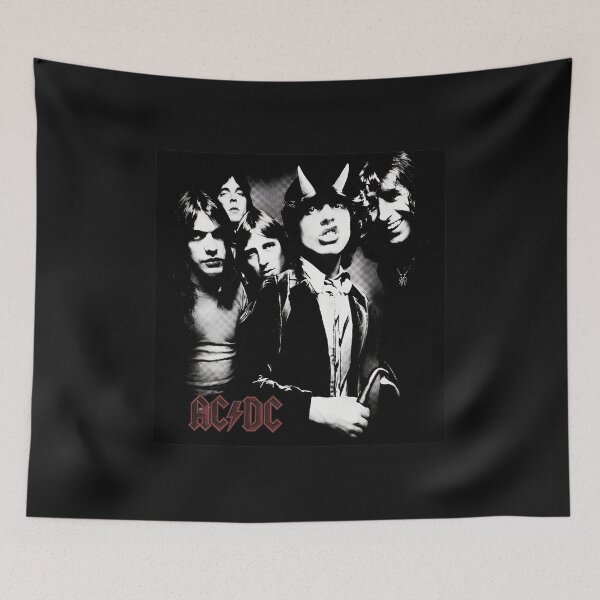 Item preview, ACDC Rock Band Illustration designed and sold by Christinenney.