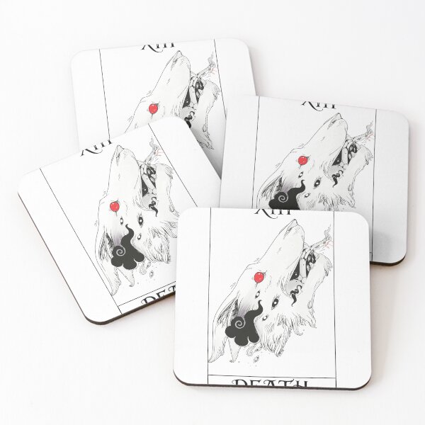 Item preview, XIII Death Wolf Tarot Card Illustration designed and sold by DANILUMS.