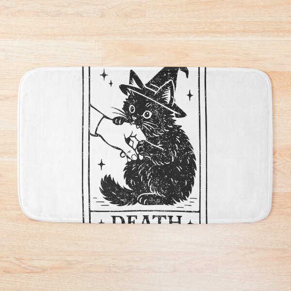 Item preview, Kitten Witch Card XIII Death Print designed and sold by DANILUMS.