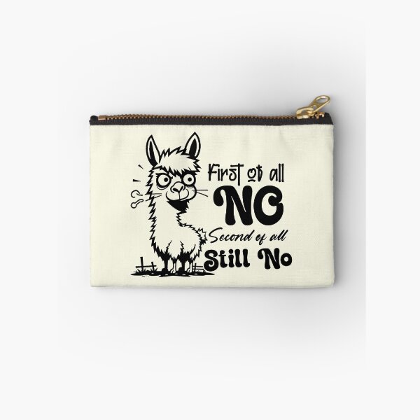 Item preview, First Of All No Funny Sassy Llama designed and sold by NookMerch97 .