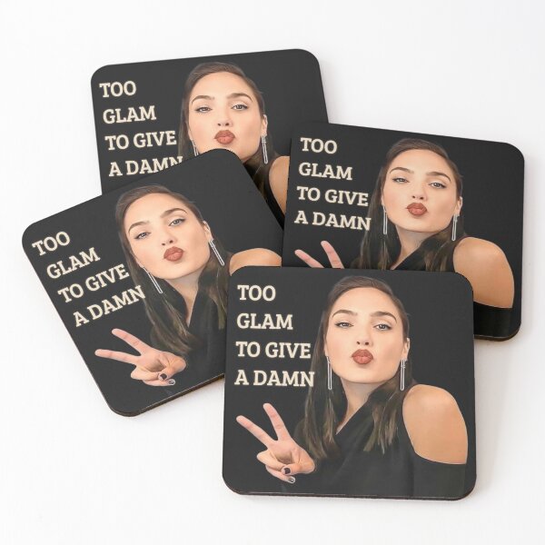 Item preview, Too Glam To Give a Damn Gal Gadot Meme designed and sold by Vicky021.