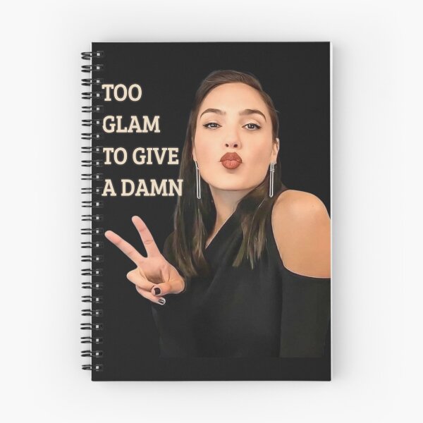 Item preview, Too Glam To Give a Damn Gal Gadot Meme designed and sold by Vicky021.