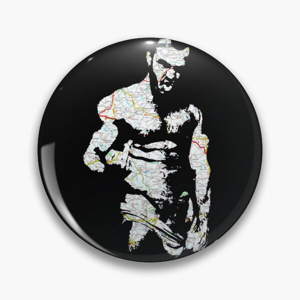 Item preview, Rough Hairy Muscled Bad Boy Chav With Middle Finger Up And Dick By NLMKArtStudio designed and sold by NLMKArtStudio.