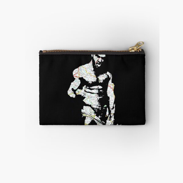 Item preview, Rough Hairy Muscled Bad Boy Chav With Middle Finger Up And Dick By NLMKArtStudio designed and sold by NLMKArtStudio.