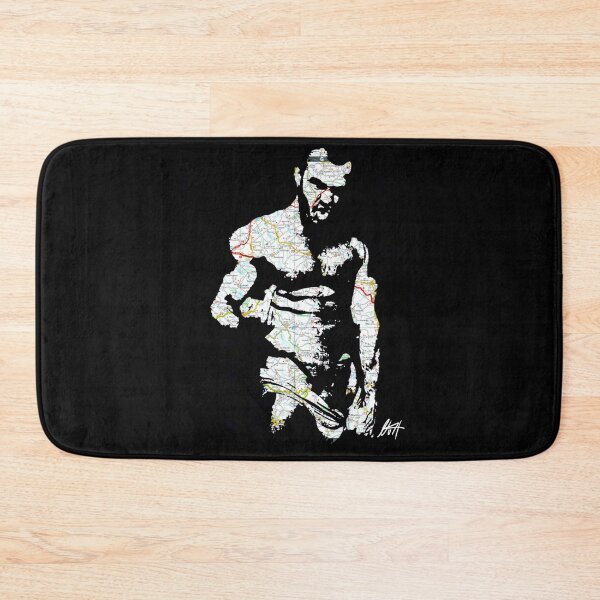 Item preview, Rough Hairy Muscled Bad Boy Chav With Middle Finger Up And Dick By NLMKArtStudio designed and sold by NLMKArtStudio.