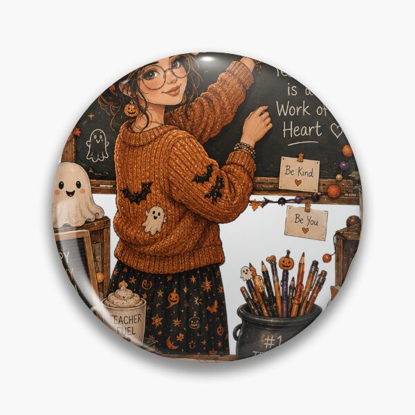 Item preview, Cute Halloween Teacher Classroom – Spooky Fall Teaching designed and sold by FestivityFinds.