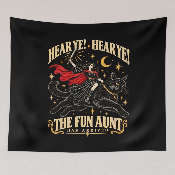 Item preview, Hear Ye Hear Ye The Fun Aunt Has Arrived designed and sold by a-turner-paint.