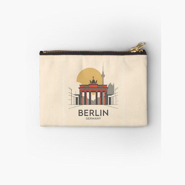 Item preview, Berlin Germany Vintage Travel Poster - Minimalist Brandenburg Gate Art Print designed and sold by DuckOddity.