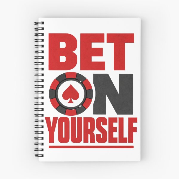 Item preview, Bet on Yourself Motivational Bold Typography – Self Belief & Confidence Design designed and sold by Lovestickerco.