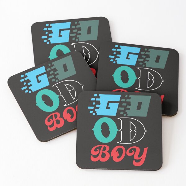 Item preview, Good Boy Neon Glitch Retro Typography designed and sold by Mdjahirulsk.