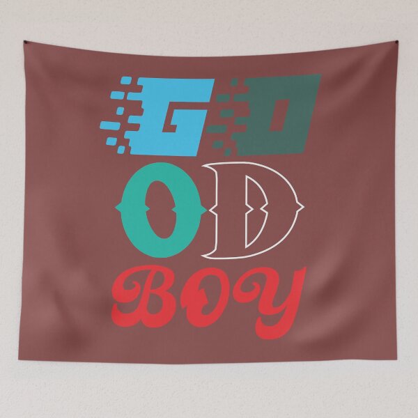 Item preview, Good Boy Neon Glitch Retro Typography designed and sold by Mdjahirulsk.