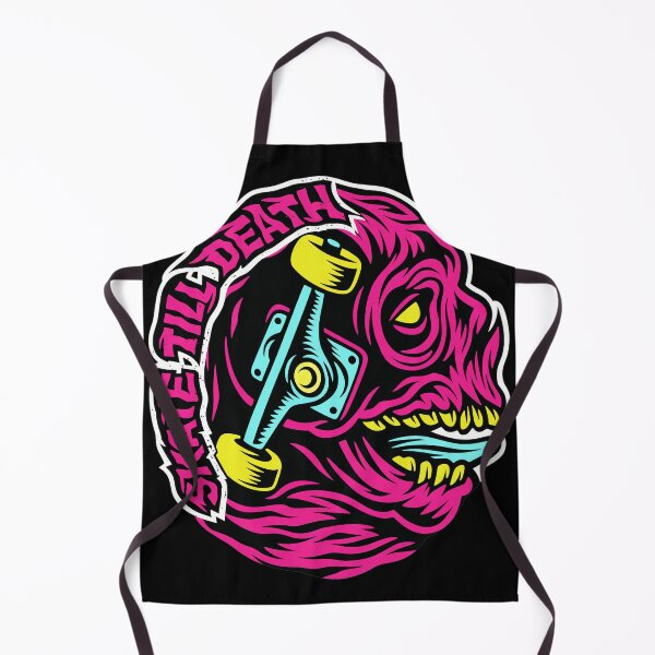 Item preview, Skate Till Death Neon Skull Truck designed and sold by DANILUMS.