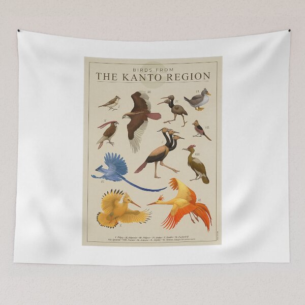 Item preview, Birds Of Kanto designed and sold by stacychey.