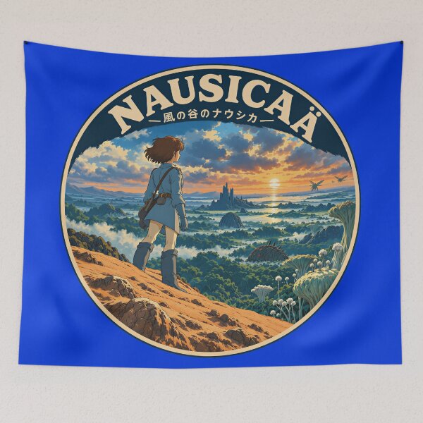 Item preview, Nausicaa Valley of the Wind Badge - Anime Studio Ghibli Art designed and sold by killem667.