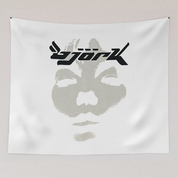 Item preview, Bjork Homogenic Vintage Face Logo (Black White) designed and sold by kendasier.