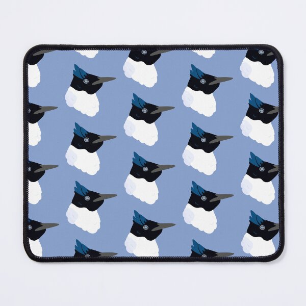 Item preview, CBS Sticker - White Male Indian Flycatcher designed and sold by ClumsyPillbug.