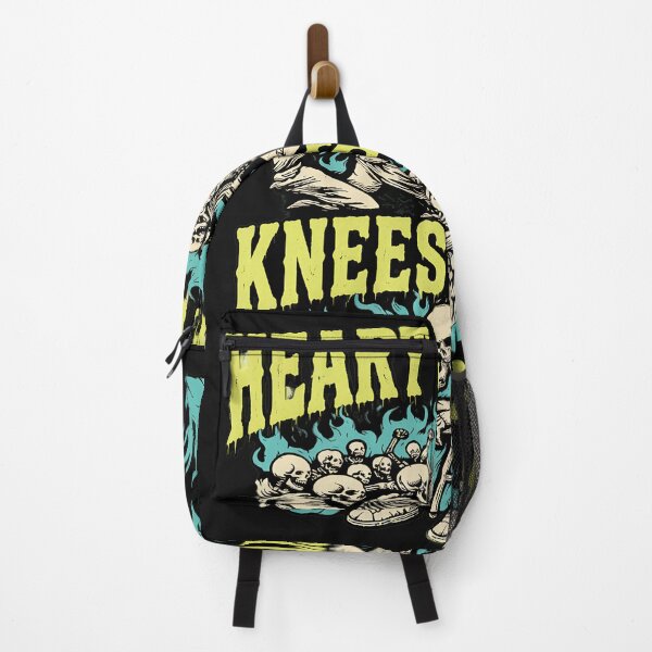 Item preview, Heart Says Pit Knees Say Sit Skeleton Flames designed and sold by Christinenney.