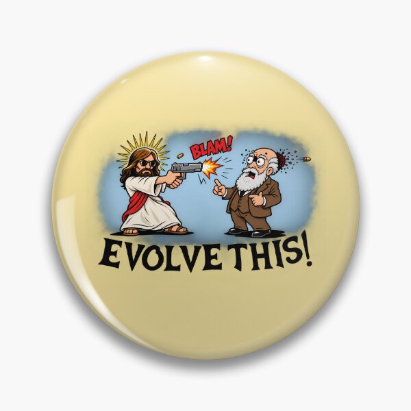 Item preview, Jesus and Darwin - Evolve This designed and sold by Ribeiro-Art.