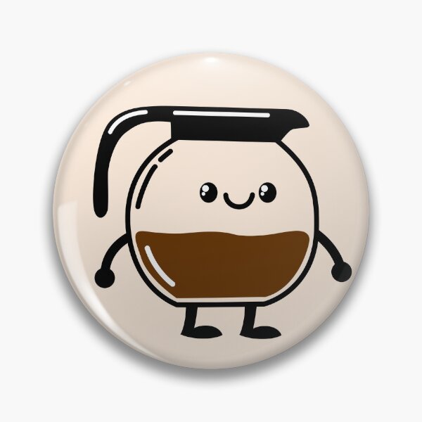 Item preview, Kawaii Coffee Pot designed and sold by alvaromontoro.