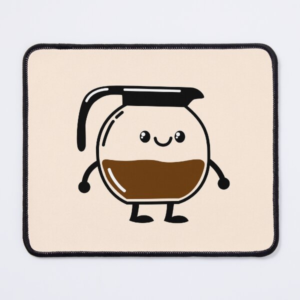 Item preview, Kawaii Coffee Pot designed and sold by alvaromontoro.