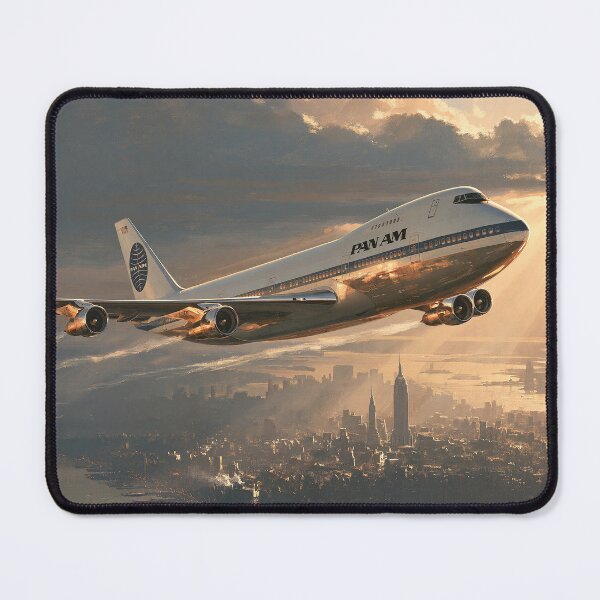 Item preview, Pan Am Wings Over New York Aviation Illustration  designed and sold by Skyframe Aviation.