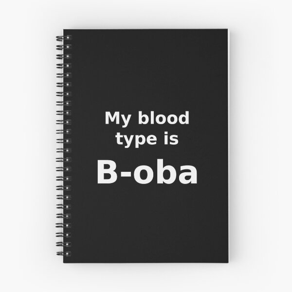 Item preview, My Blood Type Is B-oba Funny Boba T-Shirt designed and sold by low battery meme design.