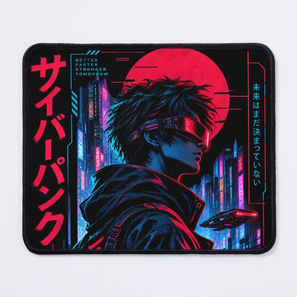 Item preview, Cyberpunk Neon Ronin Tokyo Night designed and sold by Ekracreatives.