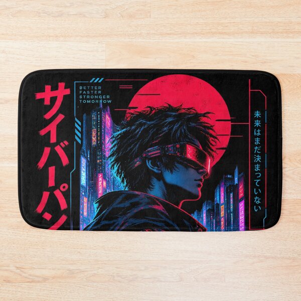 Item preview, Cyberpunk Neon Ronin Tokyo Night designed and sold by Ekracreatives.