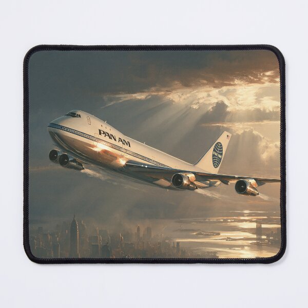 Item preview, Pan Am Manhattan Skies Aviation Illustration designed and sold by Skyframe Aviation.