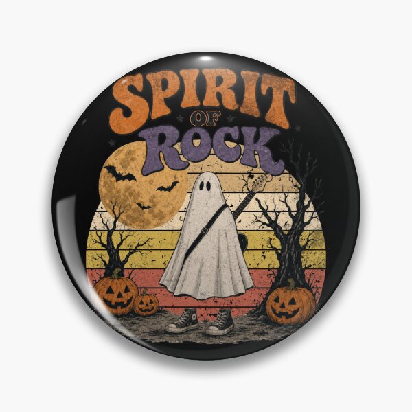 Item preview, Ghost Rocker - Spirit of Rock Halloween designed and sold by Nacho Average Designs.