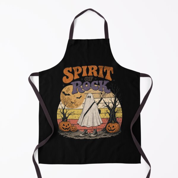Aperçu de l'œuvre Ghost Rocker - L'esprit du rock pour Halloween créée et vendue par Nacho Average Designs.