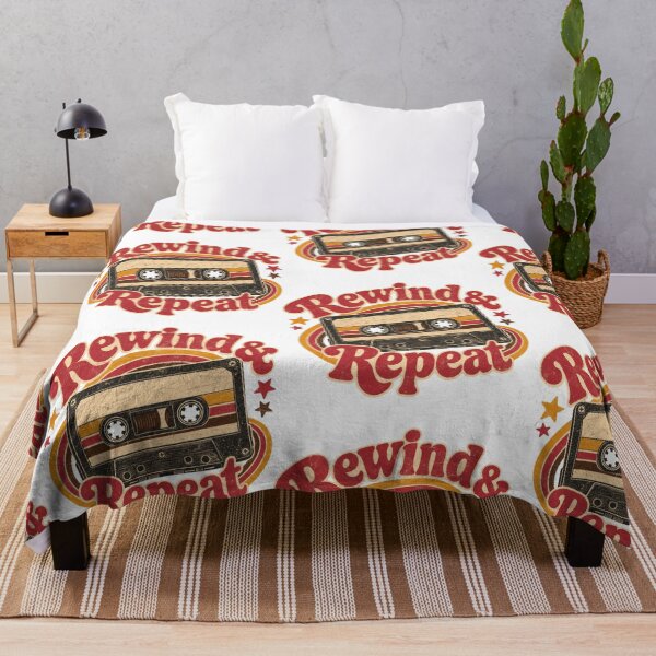 Item preview, Rewind & Repeat - Vintage Cassette designed and sold by Nacho Average Designs.