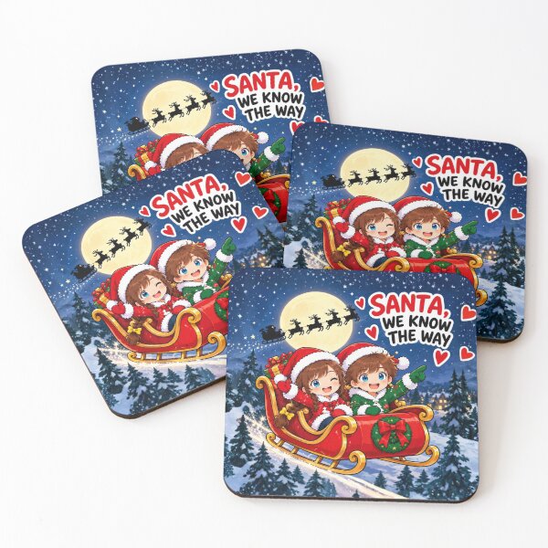 Item preview, Santa We Know The Way Sleigh Ride Design designed and sold by Kenzie & Co.