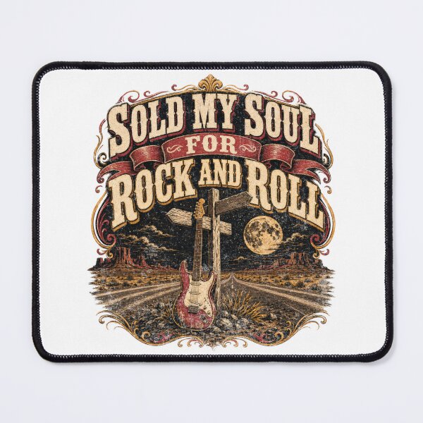 Item preview, Crossroads at Midnight - Rock and Roll Legend designed and sold by Nacho Average Designs.