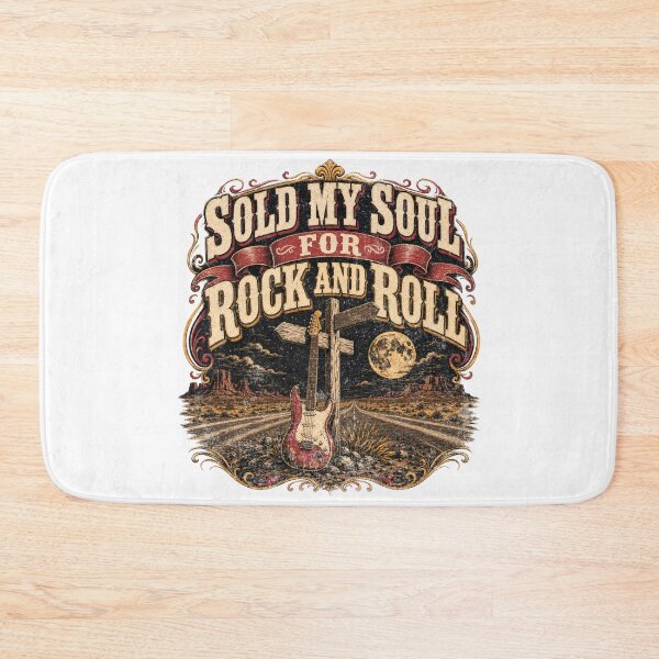 Item preview, Crossroads at Midnight - Rock and Roll Legend designed and sold by Nacho Average Designs.