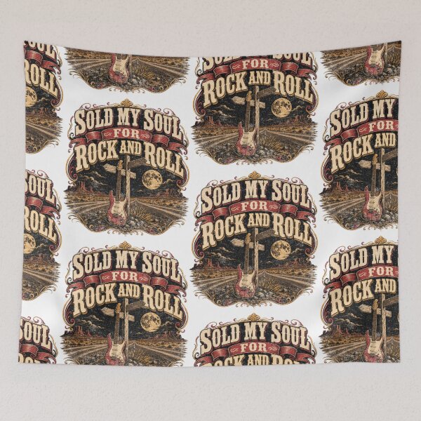 Item preview, Crossroads at Midnight - Rock and Roll Legend designed and sold by Nacho Average Designs.