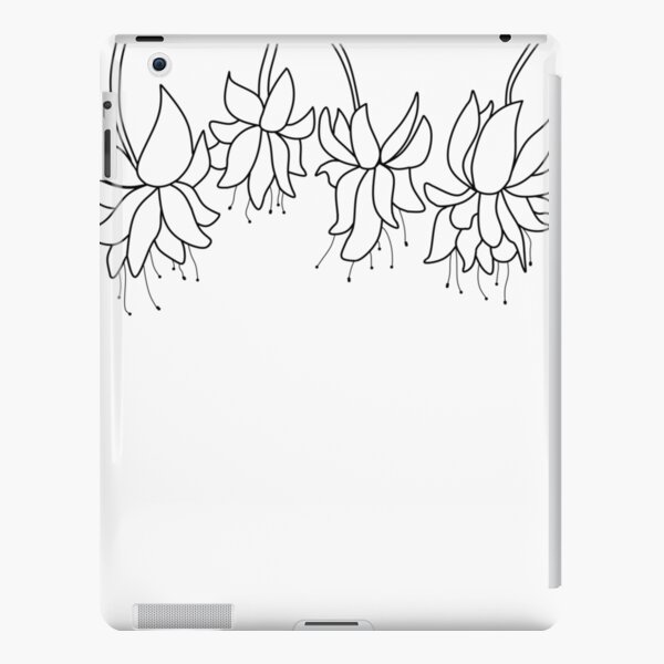 Botanical Line Art Digitized Drawing iPad Snap Case